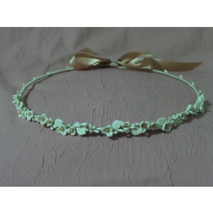 Στέφανα silea ποpσελάνη με πέρλες (Κωδ.Ν-314)