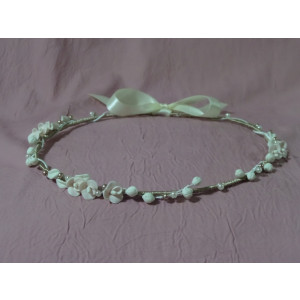 Στέφανα silea ποpσελάνη με πέρλες (Κωδ.Ν-320Β)