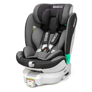 Sparco Παιδικό Κάθισμα Αυτοκινήτου 360  I-SIZE 40cm - 135cm Black Grey SK6000IGR