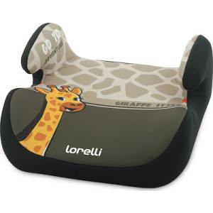 Lorelli Κάθισμα Αυτοκινήτου Booster Topo Comfort 15-36 kg Giraffe Light Dark Beige, 2024