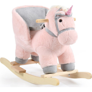 Moni Κουνιστό Παιχνίδι Μονόκερος για 12+ μηνών με Ήχους & Μουσική για Βάρος έως 20kg Pink, 2025