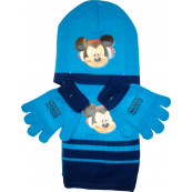 Σκουφάκι & Κασκόλ & Γάντια Mickey Disney (Μπλε) (Κωδ.200.503.008)