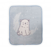 Kikka Boo Κουβέρτα/Υπνόσακος Polar Bear Blue 80x90